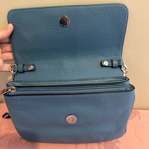 Michael Kors blue leather crossbody chain bag - Picture 6 of 13